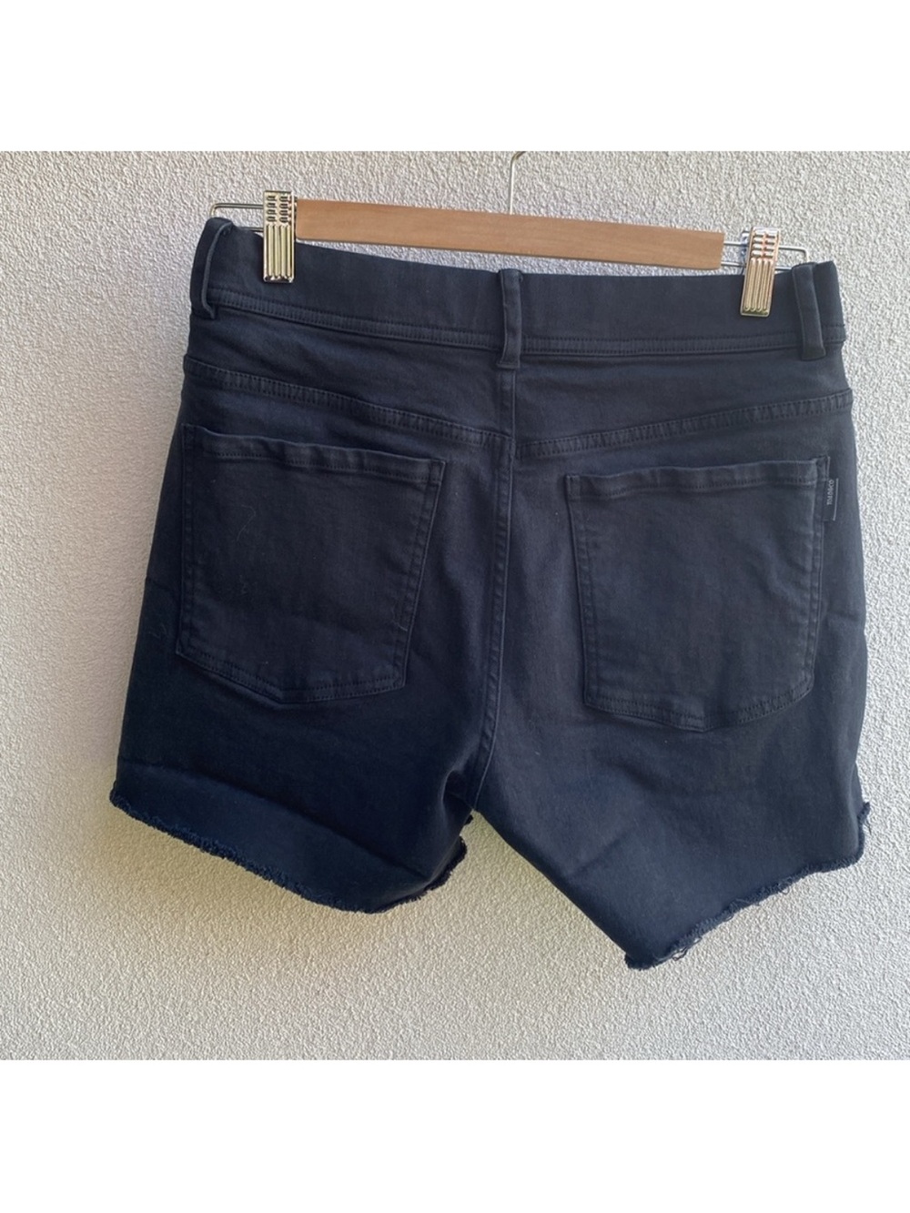 Toad & Co Women’s Balsam Seeded Cutoff Shorts Distressed Black Size 6